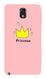 Розовый чехол для девушки на Samsung Galaxy Note 3 Princess