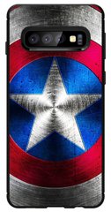 Чехол щит Капитана Америки на Samsung S10e mini Силиконовый