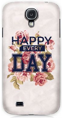 Нежная накладка Happy every day для Galaxy S4