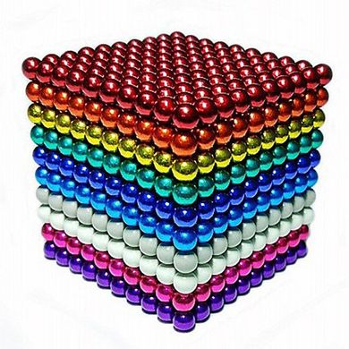 Антистресова іграшка Neocube 1000 штук магнітів 5 мм Різнобарвний