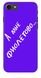 Пластиковый чехол с надписью на iPhone 7 А мне фиолетово