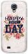 Ніжна накладка Happy every day для Galaxy S4